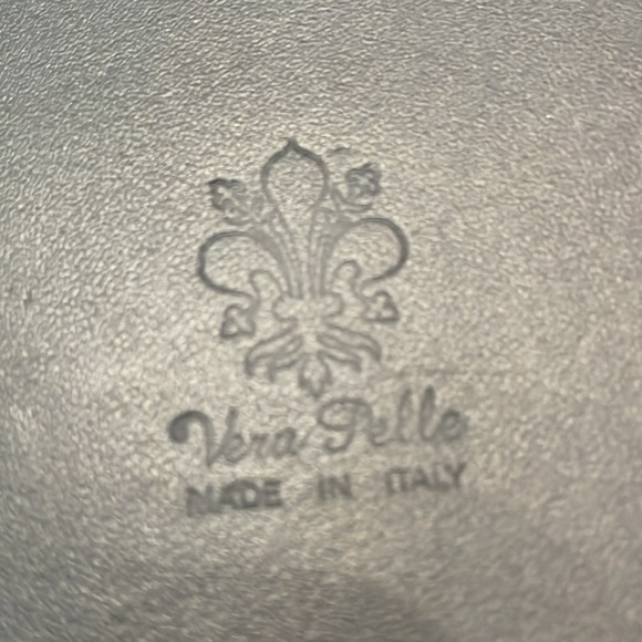 Set of 2 Blue Vera Pelle Handbags - Picture 4 of 17